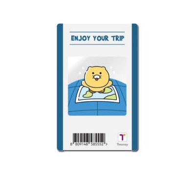 Thẻ T-money Thẻ vận chuyển KAKAO CHOONSIK Hàn Quốc