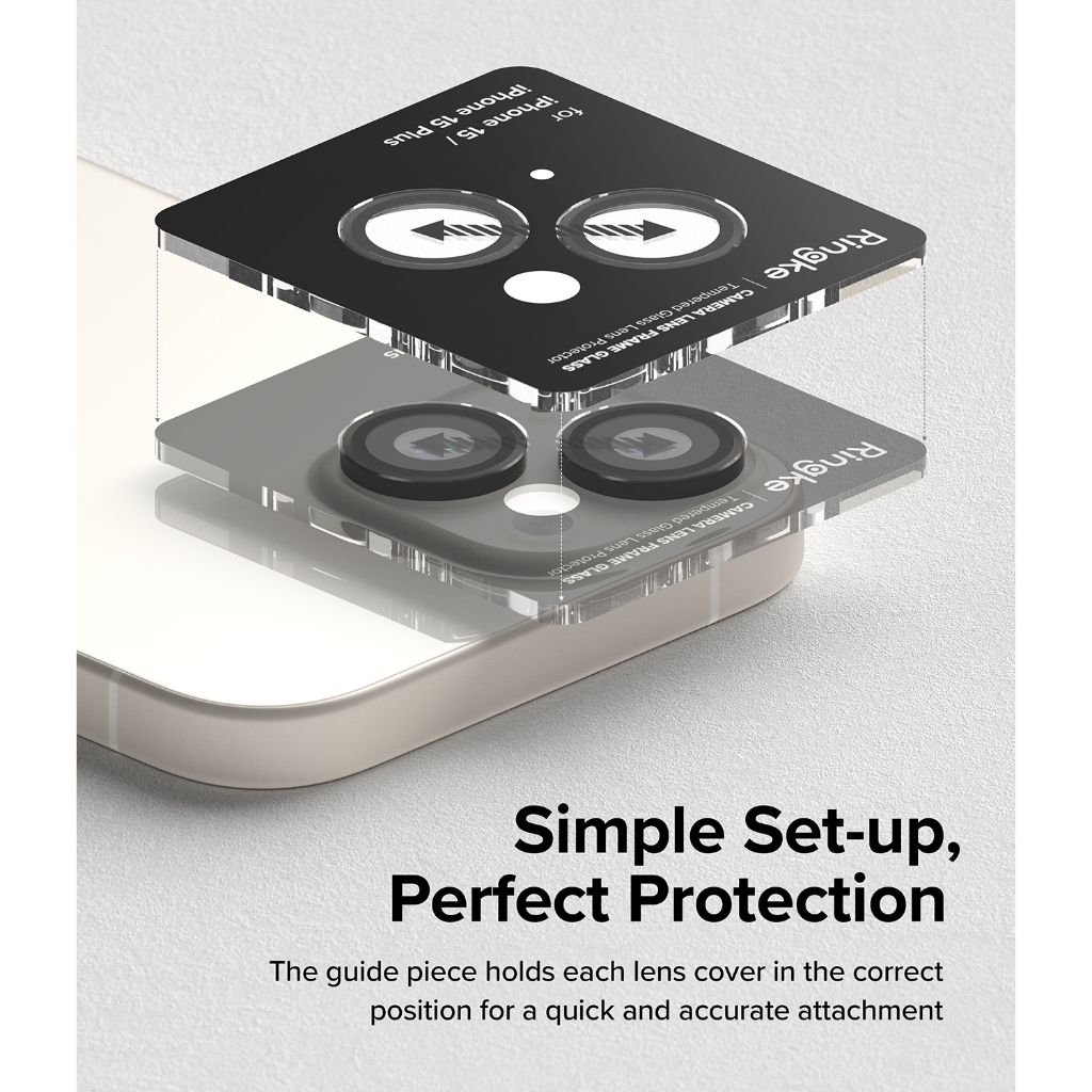 Ringke Khung Hợp Kim Nhôm Bảo Vệ Ống Kính Máy Ảnh Cho iPhone 15 Plus 15