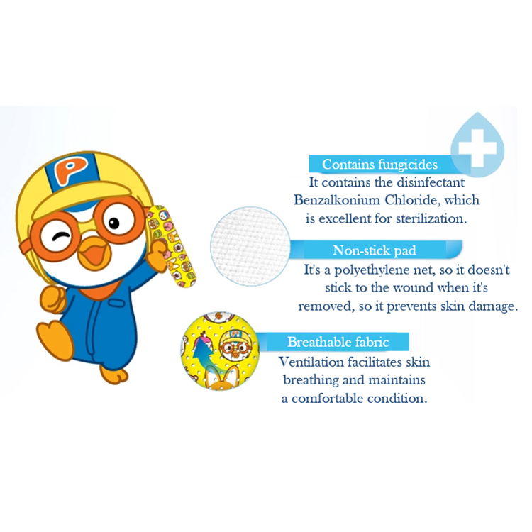 Set 16 Băng Quấn Trẻ Em Loại Chuẩn sv / pororo