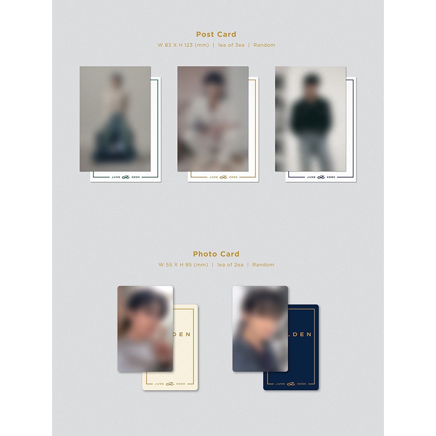BTS JUNGKOOK - GOLDEN  Weverse Ver.