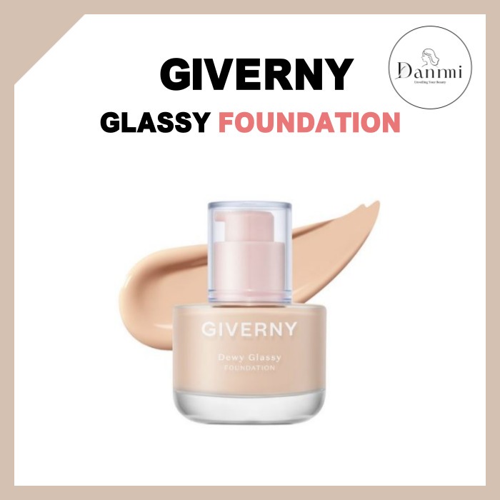 [GIVERNY] Makeup Dewy Glassy Foundation Whitening SPF38 PA++ 30ml
