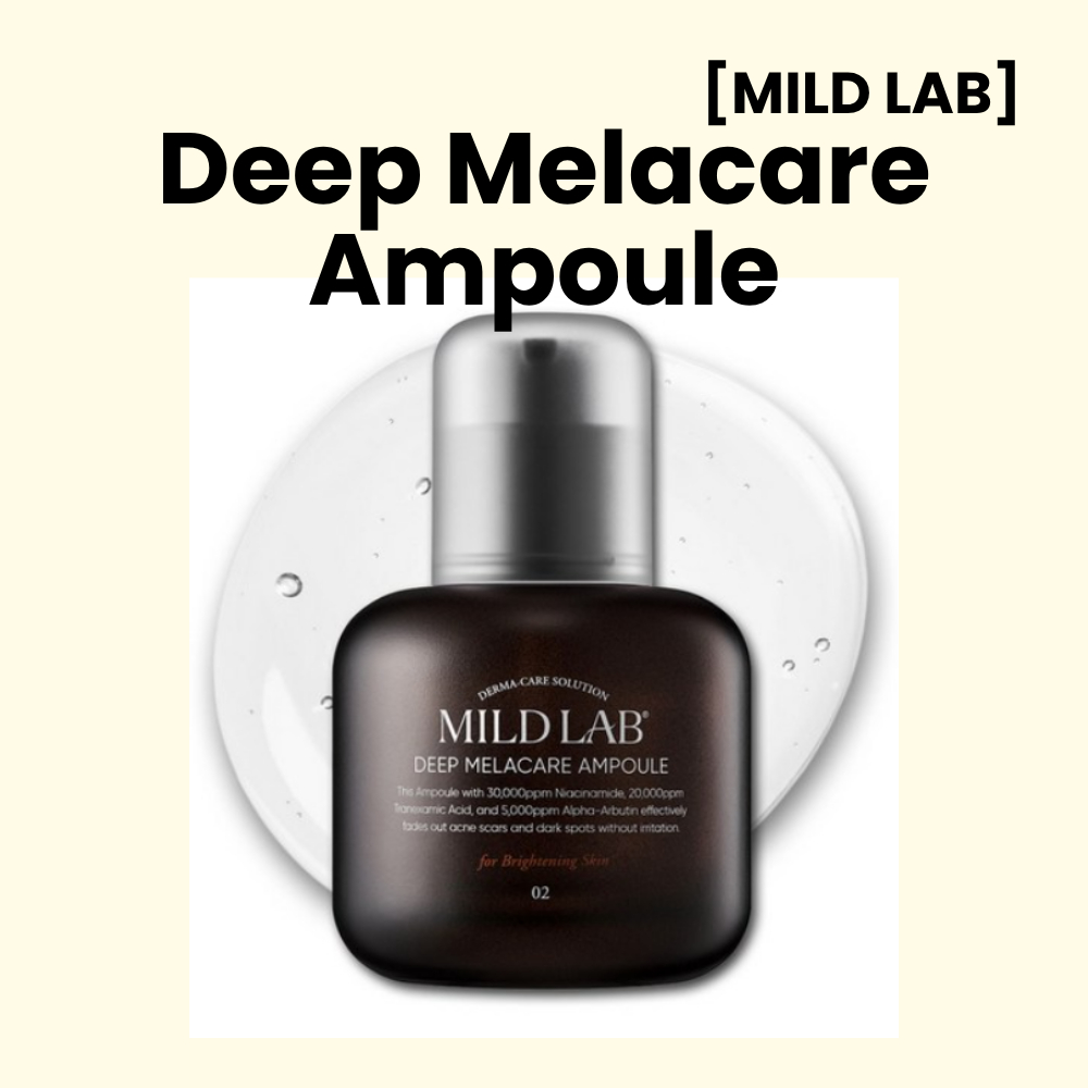 [MILD LAB] Sâu Melacare Ampoule 50ml | Serum chỉnh màu với Niacinamide + Arbutin