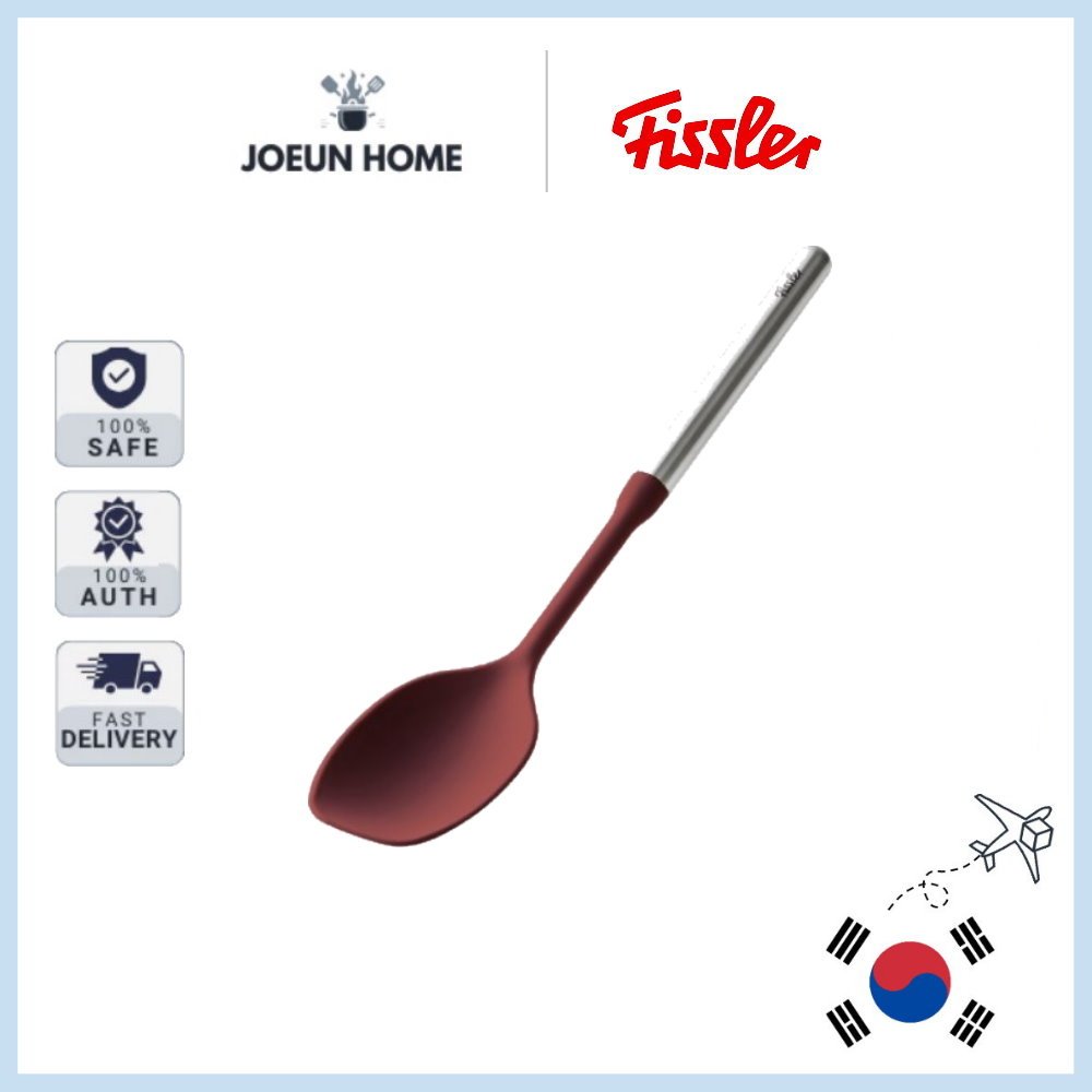 [Fissler] Muỗng nấu ăn bằng silicon đỏ Essen