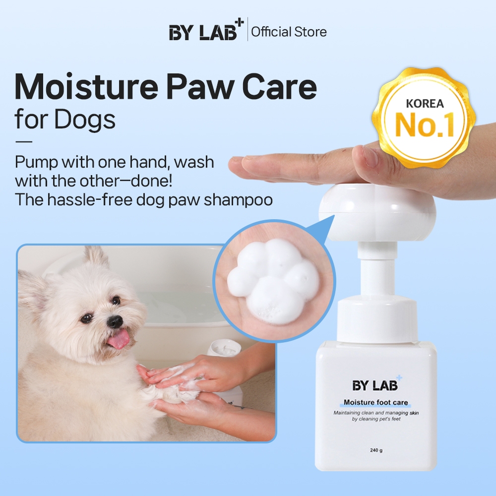 [Bylab MOISTURE FOOT Care] Dog Paw Wash Bath Pet Care Bubble Cleaner