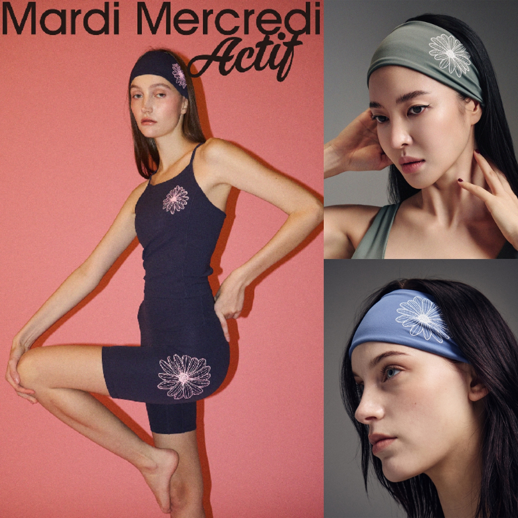 [MARDI MERCREDI] [ACTIF] BEURRE ULTIMATE COMFORT băng đô rộng theflower _ 11 màu / sản phẩm KR chính