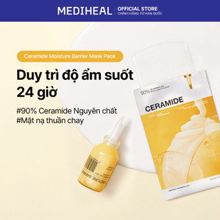 Gói mặt nạ thiết yếu Ceramide CHÍNH THỨC MEDIHEAL (10ea) Hiệu ứng dưỡng ẩm lâu trôi 24 giờ