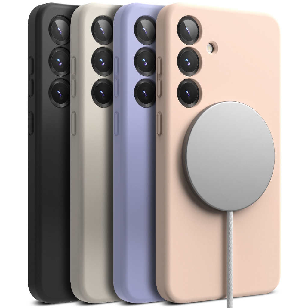 Ringke Silicone Magnetic Vỏ Bảo Vệ Silicon Mềm Cho Galaxy S25 Plus S25