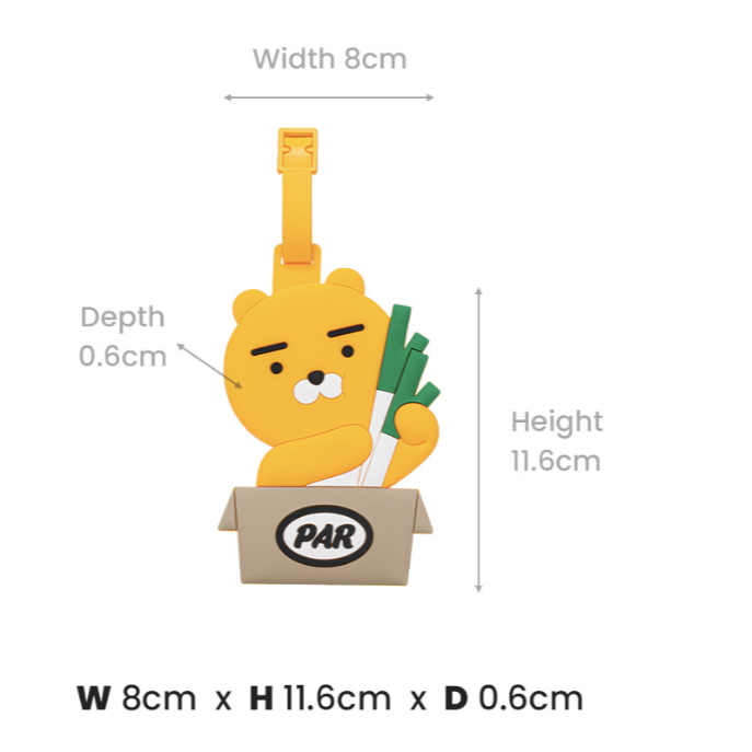 [Kakao FRIENDS] thẻ tên golf, phụ kiện chơi gôn, sản phẩm chơi gôn