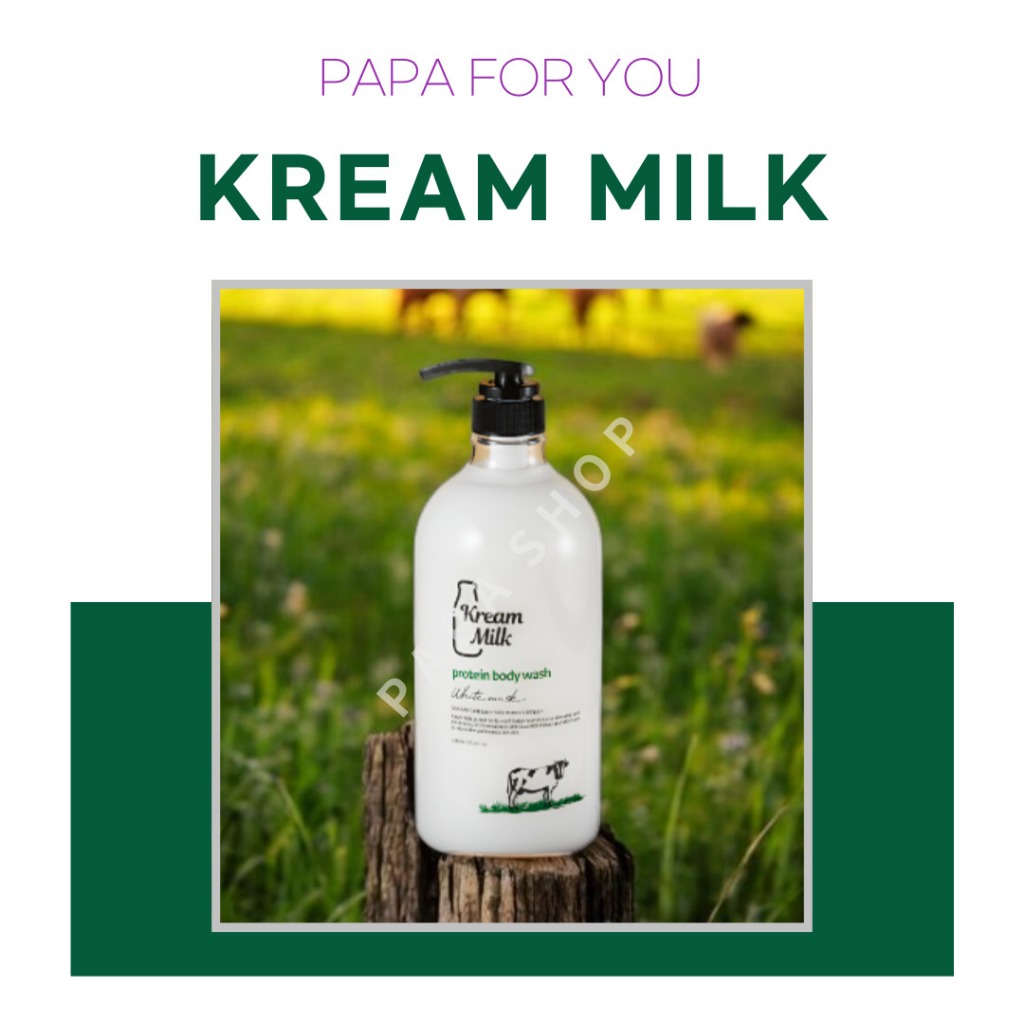 [Kream SỮA] Sữa tắm dưỡng ẩm Protein Sữa tắm 1.100ml Sản xuất tại Hàn Quốc