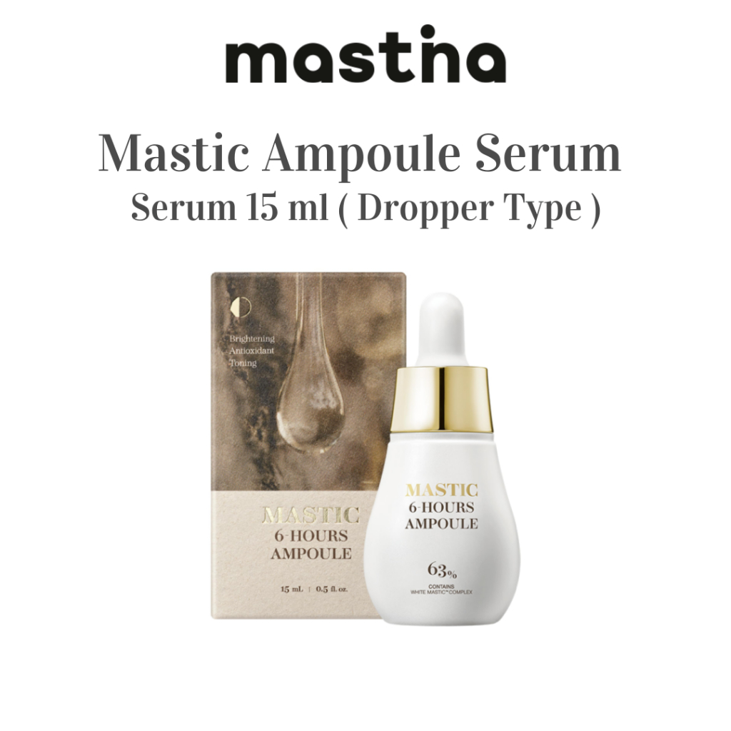 Mastina Mastic Ampoule Serum 15ML Loại Spoid (Giọt) Ngay cả tông màu da|Độ đàn hồi|Kẹo cao su Mastic