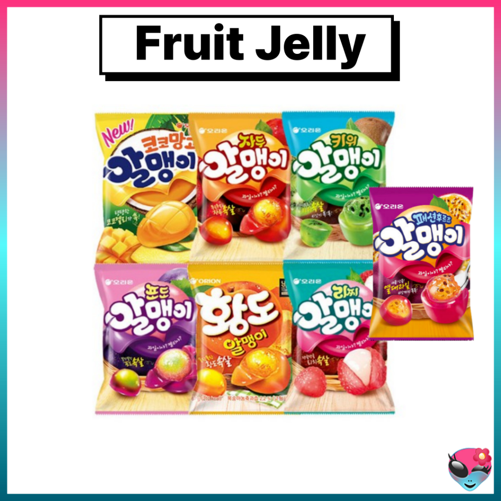 ORION Fruit Jelly 67g 7 Series Nho / Mai / Vải thiều / Kiwi / Coco Mango / Đào Vàng / Trái Cây Đam M