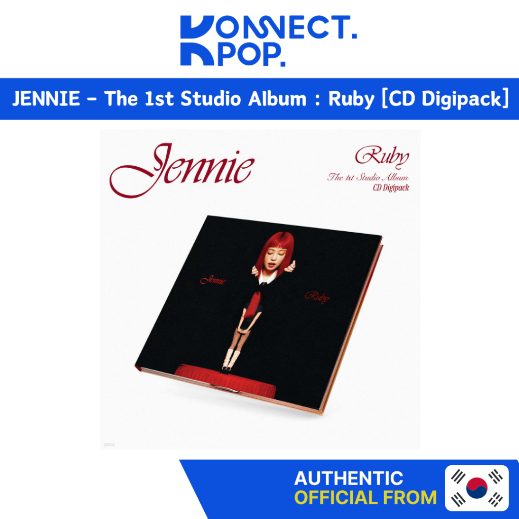 (CD Digipack ver) BLACKPINK JENNIE - The 1st Studio Album [ Ruby ]