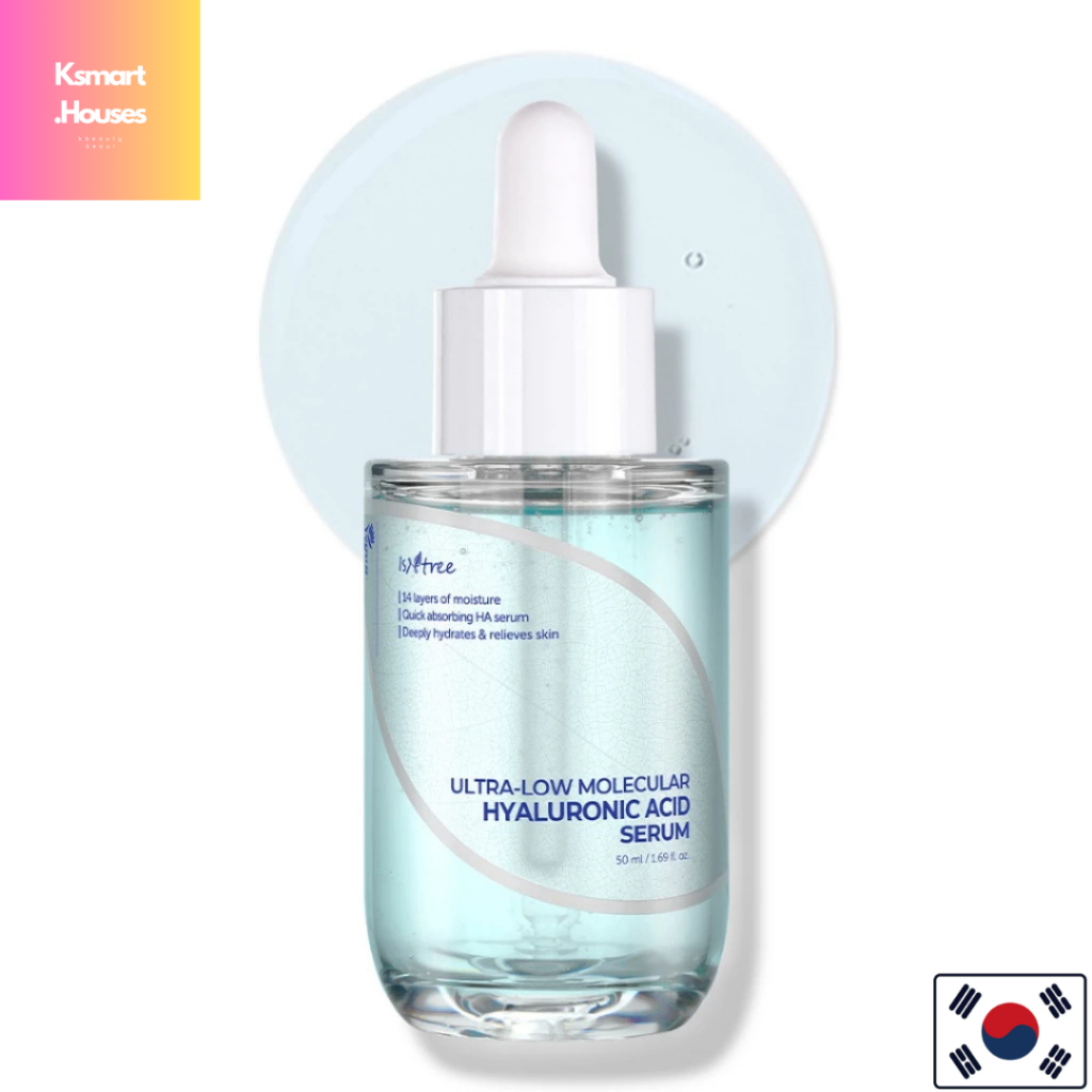 Serum axit hyaluronic phân tử cực thấp ISNTREE 50ml
