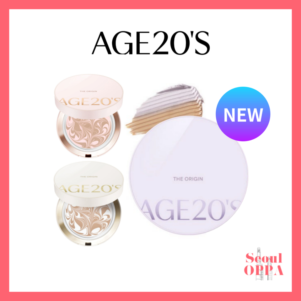[Age 20's] The Origin Essence Pact 12.5g Age 20 Phấn Nước Kem Nền Kem Lót Cushion Makeup Primer