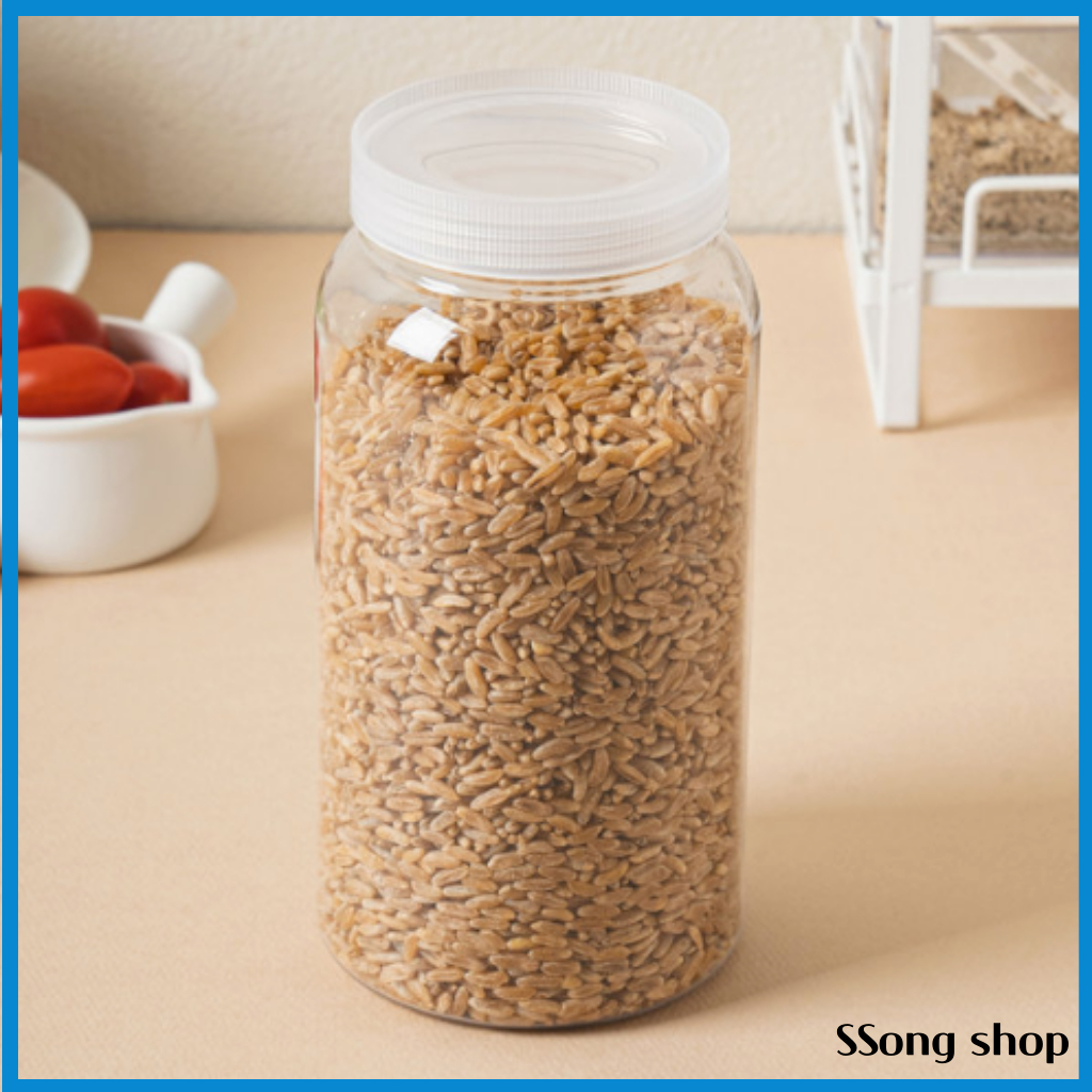 Hộp đựng đồ tròn DAISO Hàn Quốc - Sản xuất tại Hàn Quốc