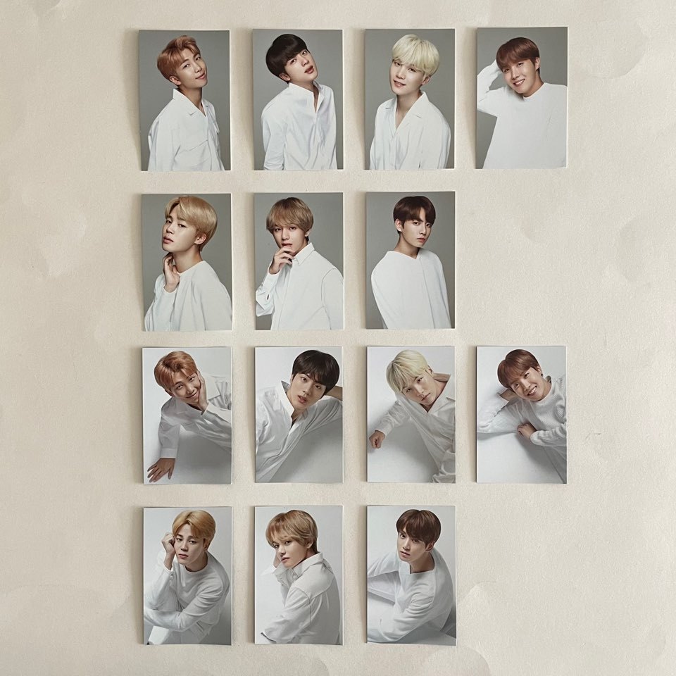 Bts x VT Official PHOTOCARD Bangtan Boys Think Your Teeth Jumbo Kit Card Chọn
