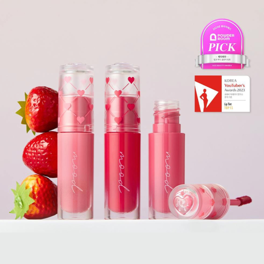 Mực PERIPERA Mood Glowy Tint 4g (17 màu)