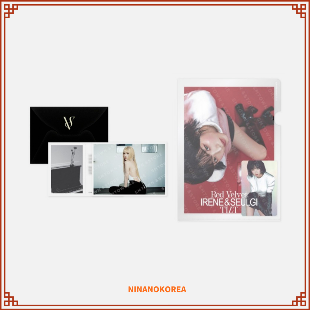 Red Velvet - IRENE & SEULGI TILT - THANK YOU CARD / POSTCARD + HOLOGRAM PHOTO SET