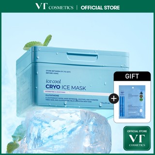 [VT] Mặt nạ làm mát CRYO ICE 30ea Làm dịu da & dưỡng ẩm [Flagship chính thức]