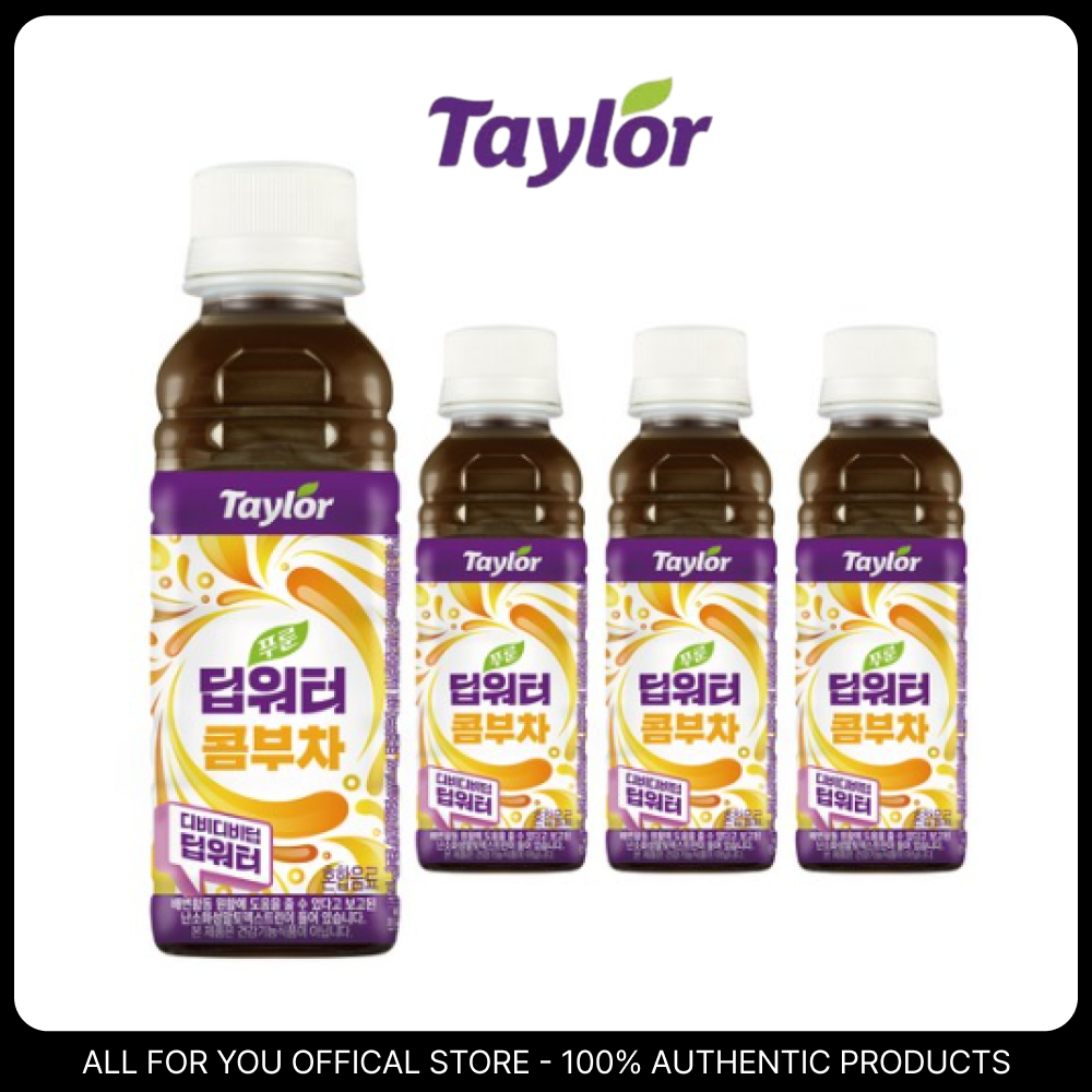 [TAYLOR] Nước sâu Kombucha Prune, 180ml, 4 Chai