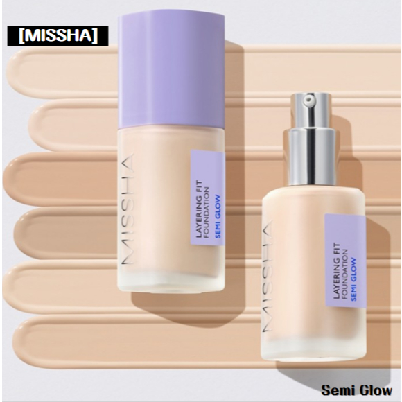 [Missha] Kem nền Layering Fit Semi Glow 35ml