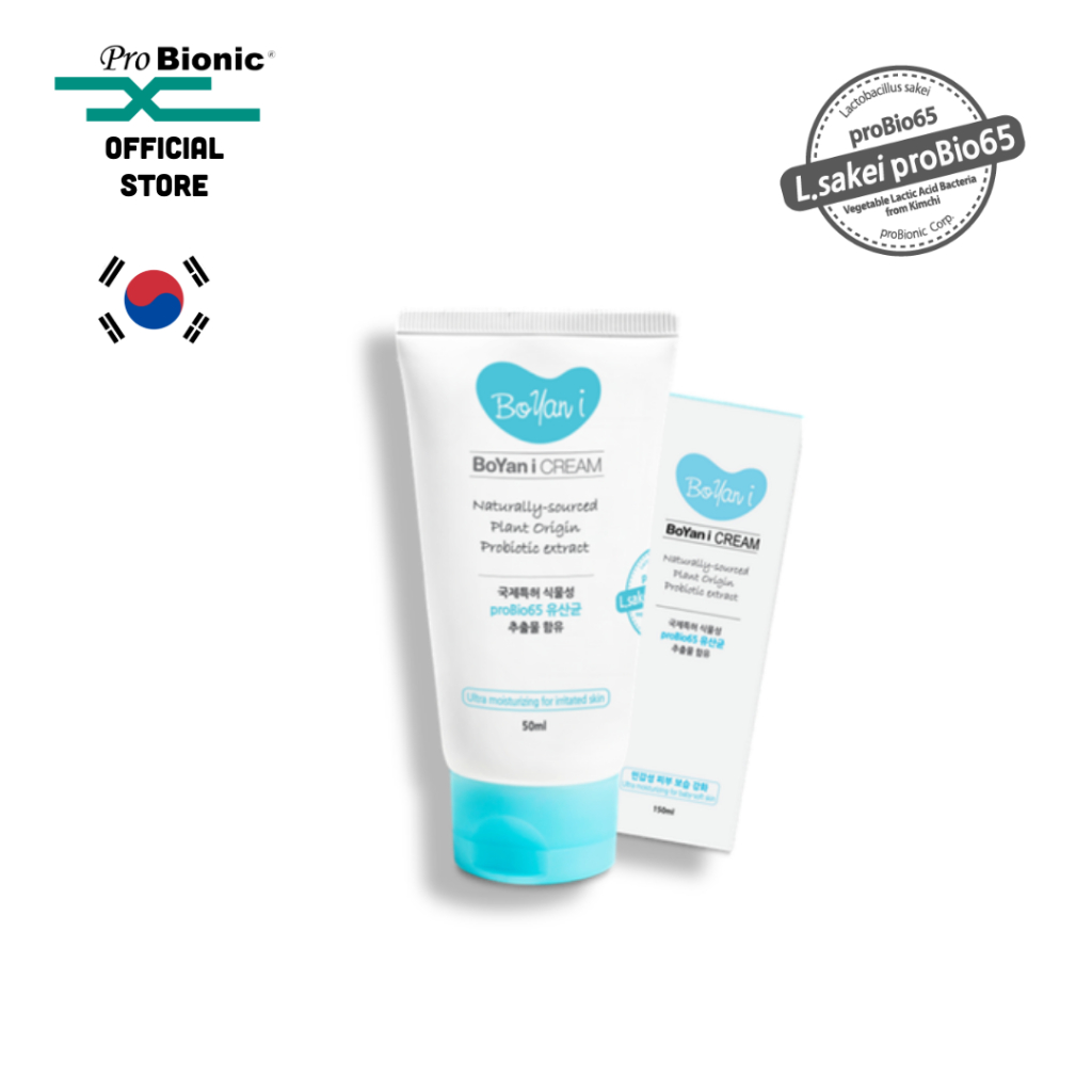 Kem Probiotic Hàn Quốc Boyan I | Eczema & Sensitive Skin Relief, Radiant Glow & Skin Immunity Care (