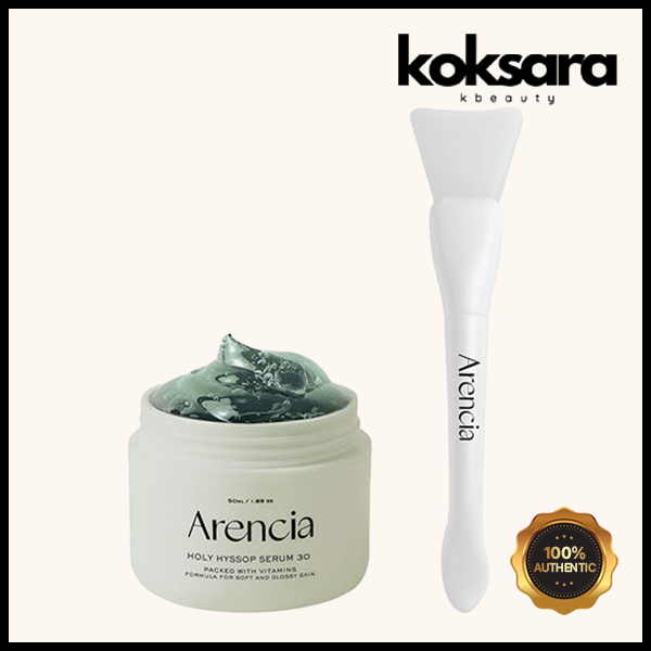 Arencia Holy Hyssop Serum 30 50g + Spatula Pack Brush