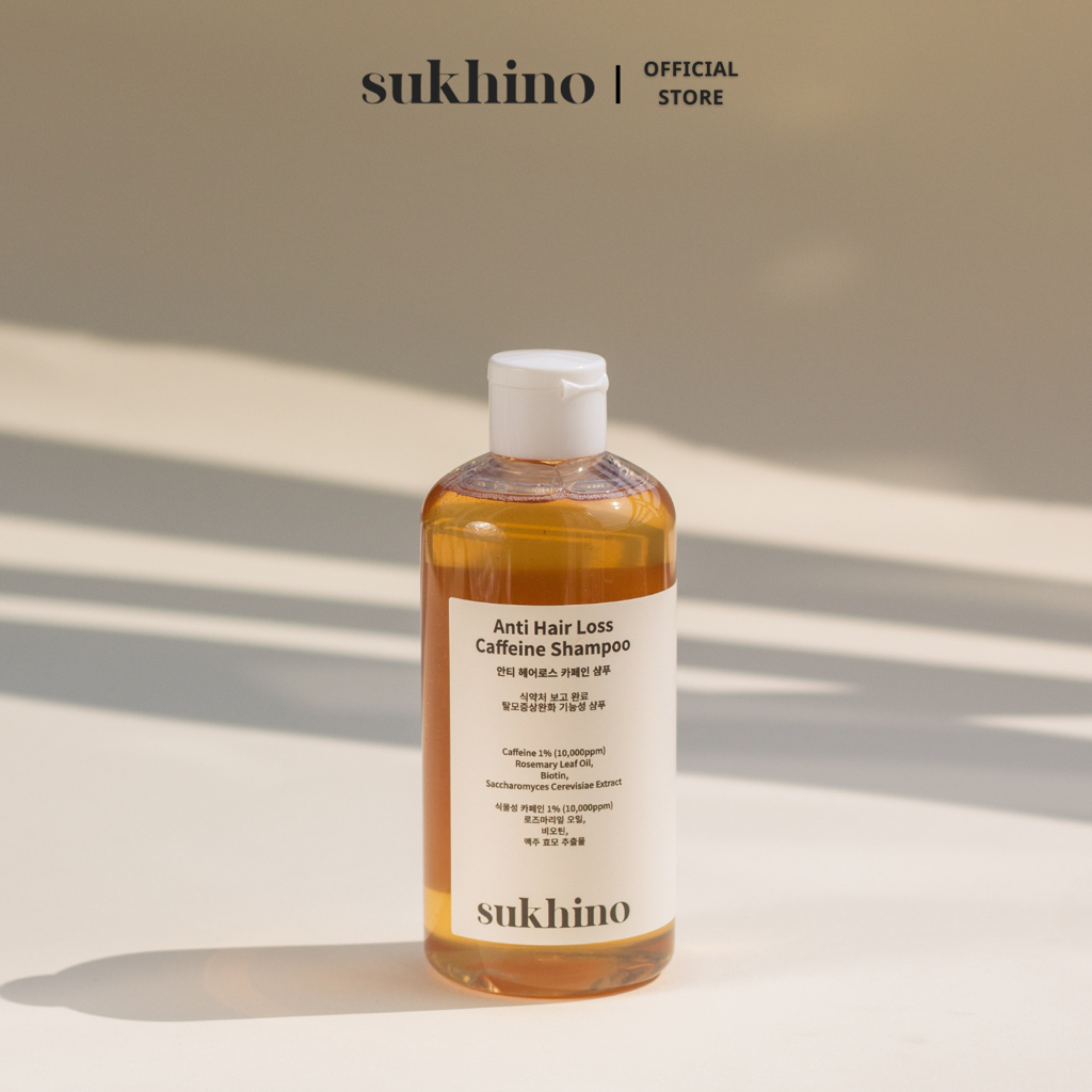 Dầu gội sukhino giảm rụng tóc 1% Caffeine , Anti-Hair Loss Caffeine 1% Shampoo