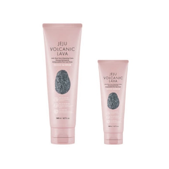 Bọt làm sạch lỗ chân lông núi lửa Jeju The Face Shop
