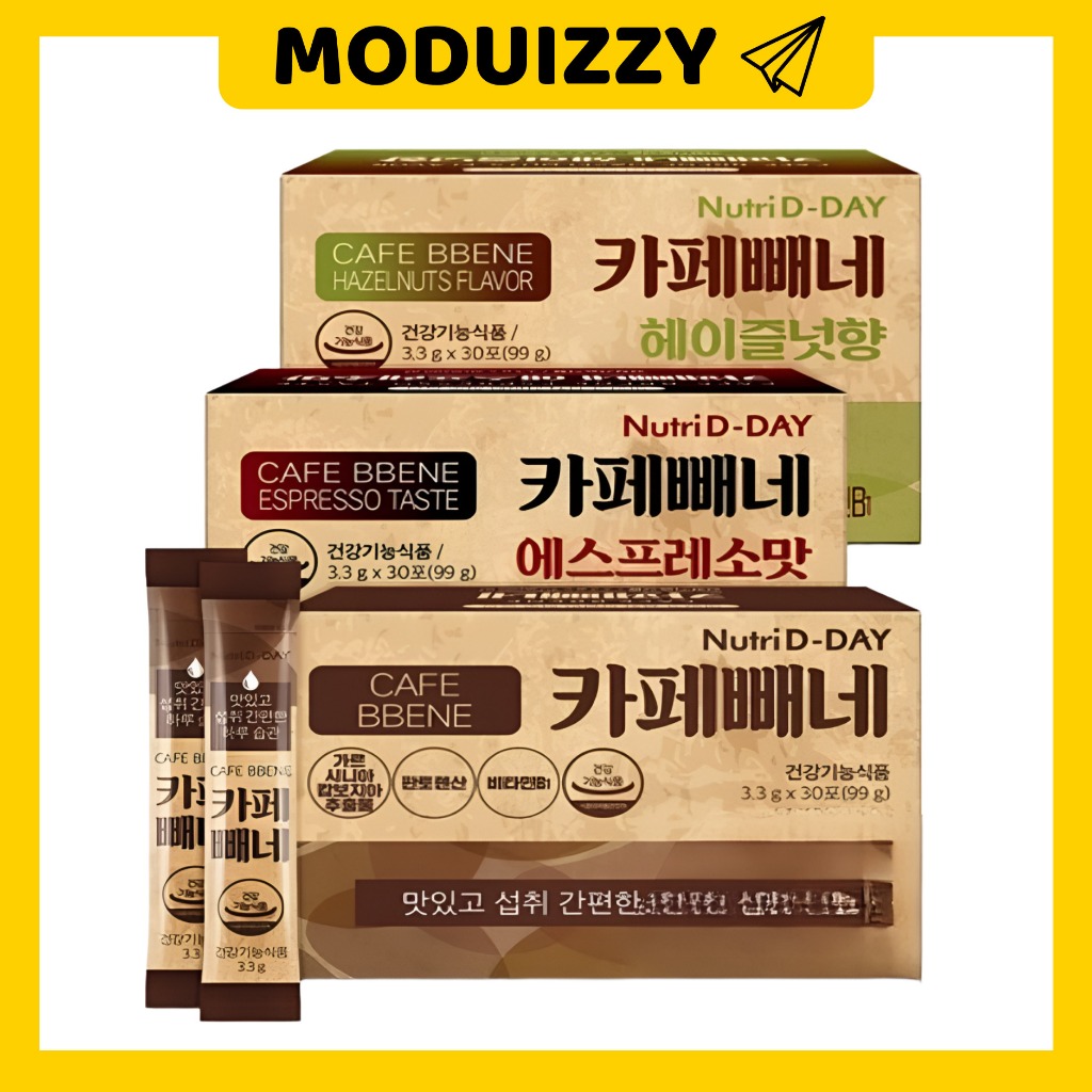[Nutri D-Day] Cà phê ăn kiêng / Americano / Espresso / Hạt phỉ (30T) / Hàng có sẵn / Thực phẩm Hàn Q