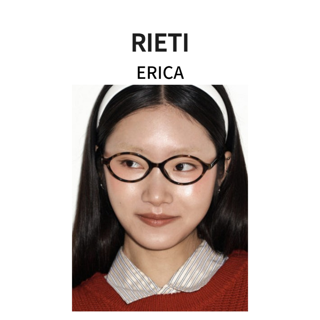 Kính mắt RIETI ERICA RT1018 Geek-Chic Unisex Thời trang 4 màu