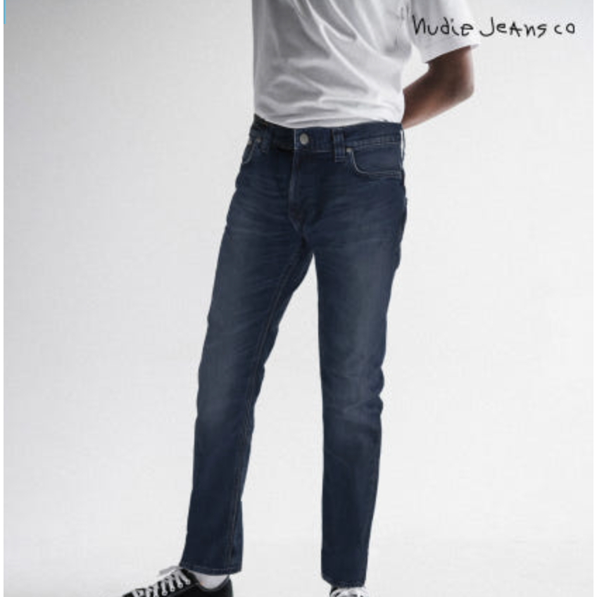Quần Jean Nudie - Thin Finn Black Weft Indigo _112918