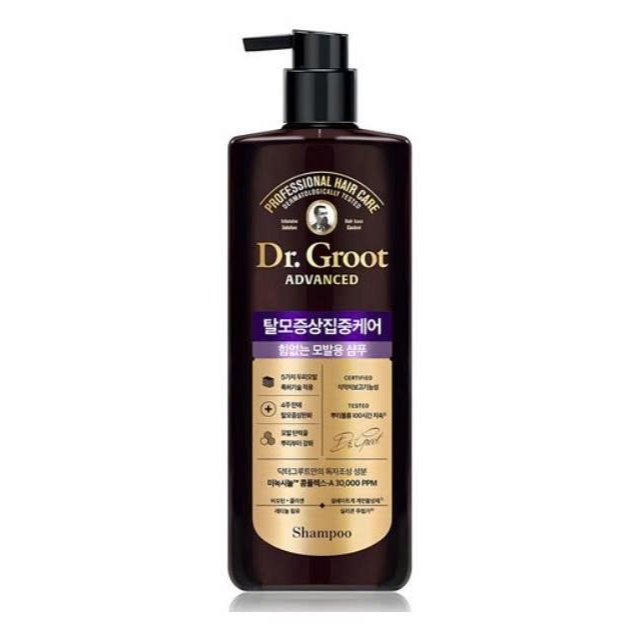 Dr.Groot Advanced  Shampoo 700ml ( Dầu gội chuyên sâu hỗ trợ giảm rụng tóc, phục hồi tóc yếu )