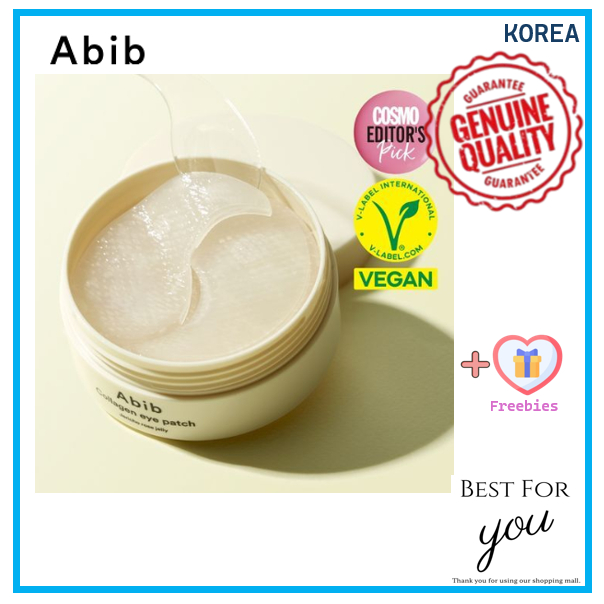 [Abib] Miếng dán mắt Abib collagen Sữa hoa hồng Jericho / chống nhăn / Sản phẩm thuần chay