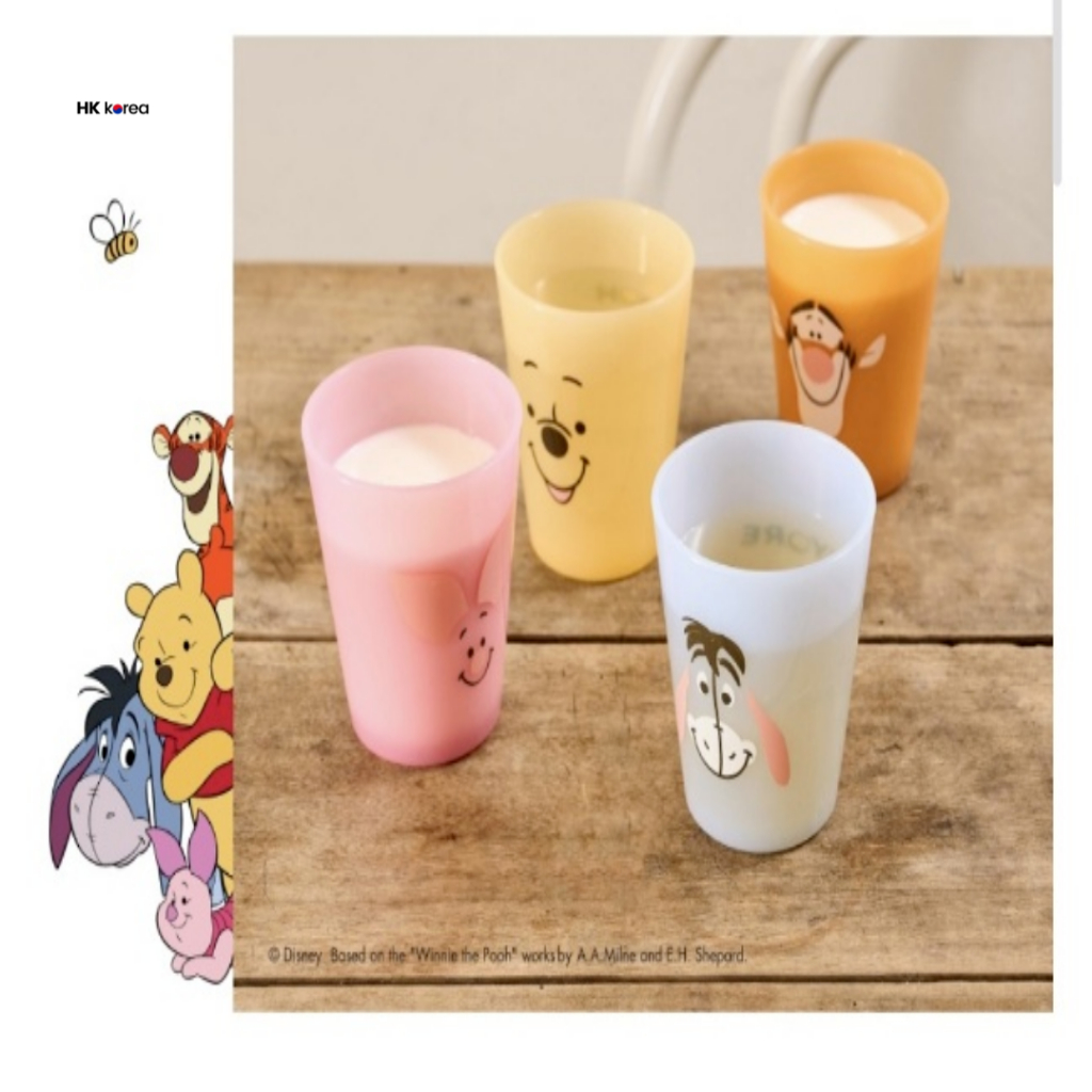 Cốc Mini Disney 270ml | Pooh / Eeyore / Heo con / Tigger | Cốc trẻ em an toàn & nhẹ