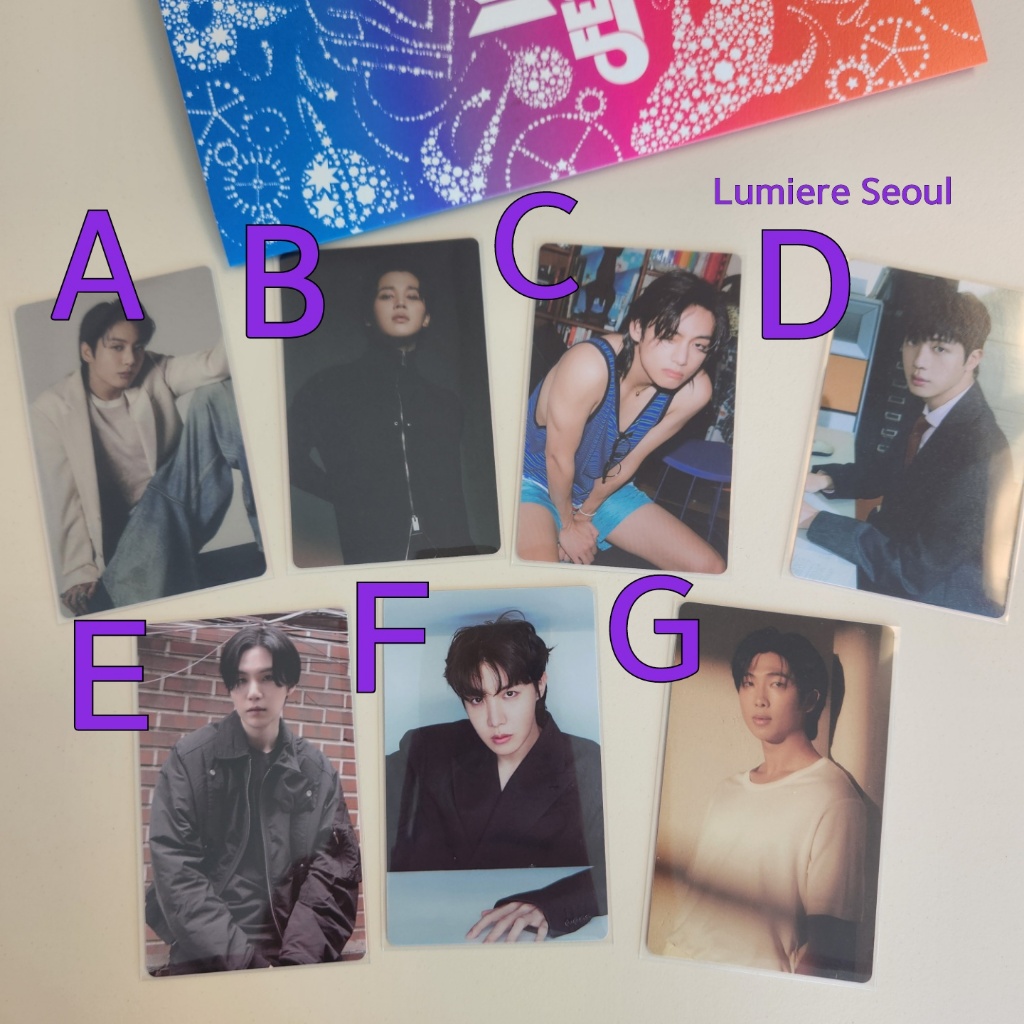 [BTS FESTA 2025] Photocard lợi ích Album viên nang (Tùy chọn A ~ G)