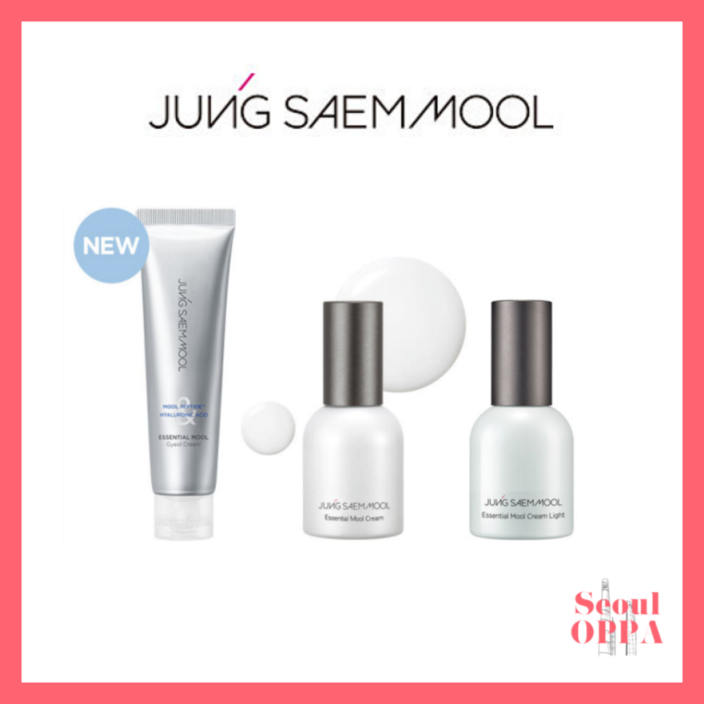 [Jung Saem Mool] Essential Mool Gyeol Cream 60ml Mool Cream Light Dưỡng Ẩm Kem Lót Dưỡng Da Primer