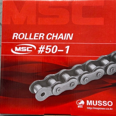 [CHUỖI MUSSO] Chuỗi RS MSC50-1 RP Chuỗi con lăn đơn 10FT 10Feet