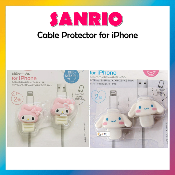 [SANRIO] Bảo vệ cáp cho iPhone (Mymelody, Cinnamoroll)
