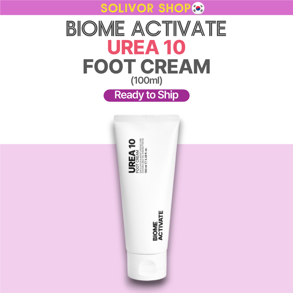 [BIOME ACTIVATE] Kem dưỡng chân Urea 10 100ml | Kem dưỡng ẩm chân mềm cho bé 10% Urea + Shea Butter