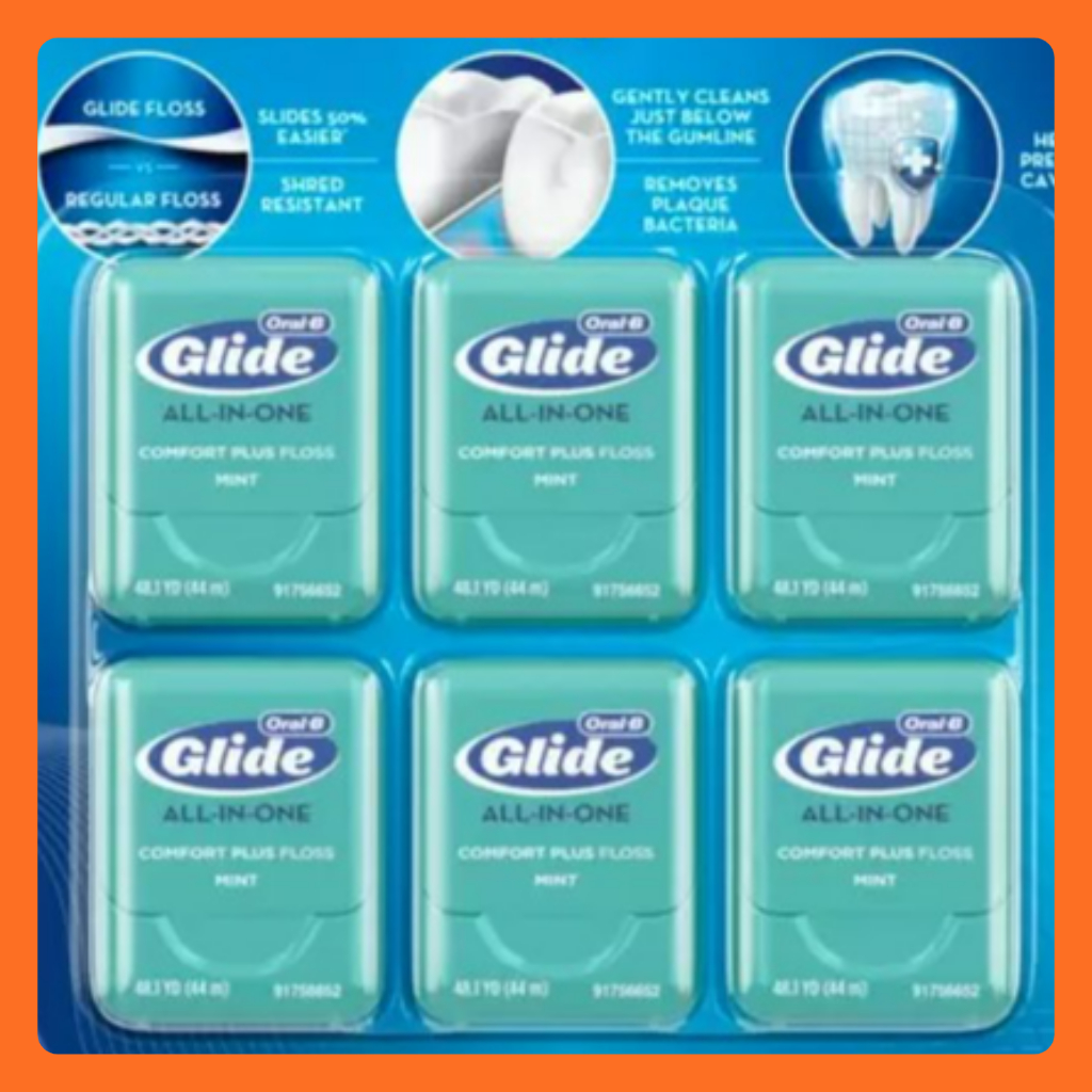 [Oral-B] Glide Dental Floloss Mint 44m – Soft Comfort Plus Flos