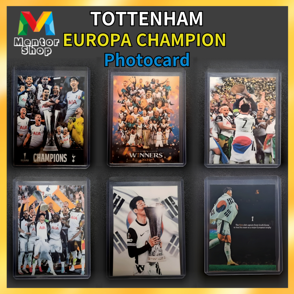 [Cửa hàng cố vấn] Photocard kỷ niệm chiến thắng của Tottenham UEFA Europa League