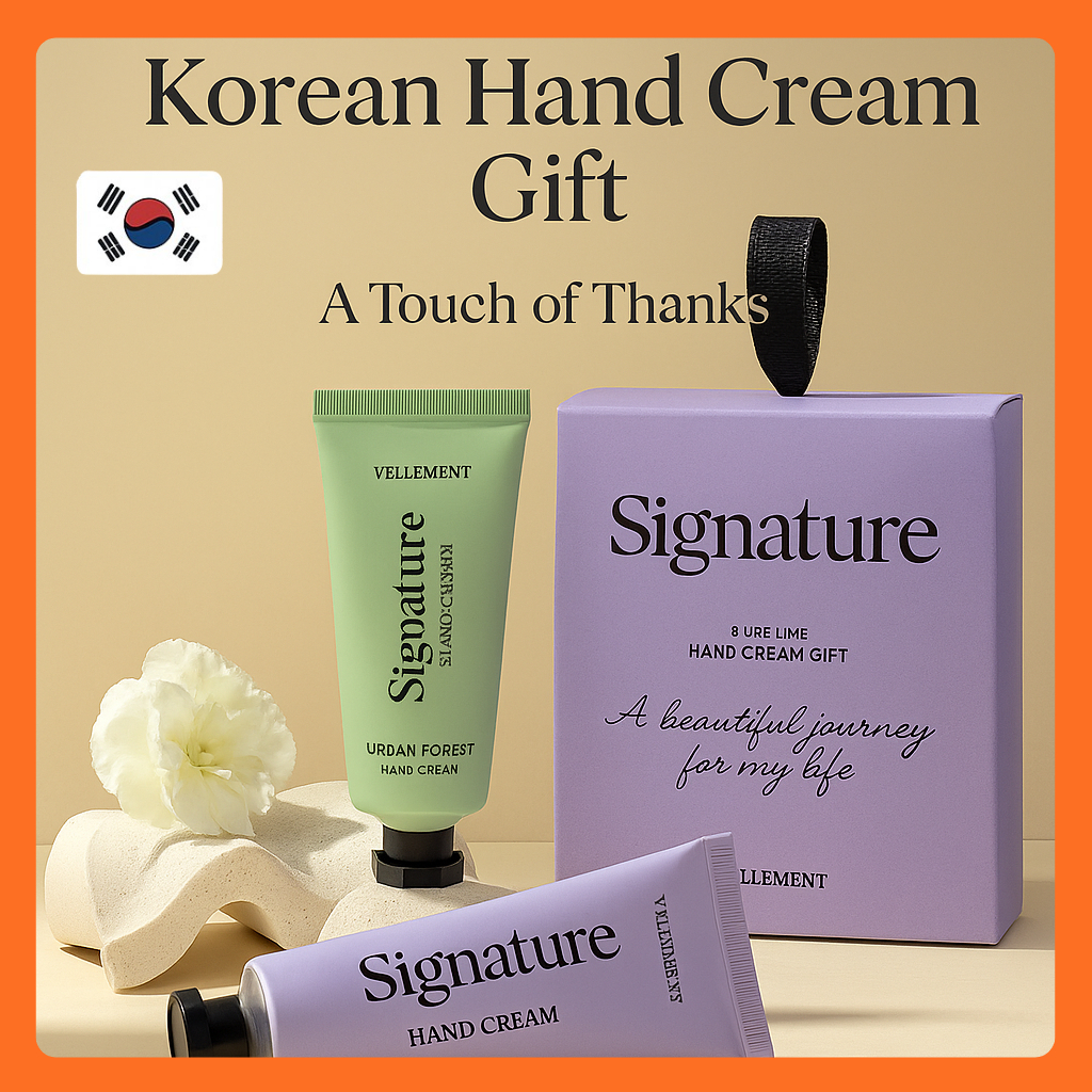 [Sản xuất tại Hàn Quốc] Bộ quà tặng kem tay bơ hạt mỡ Vellement Signature 30ml x 2