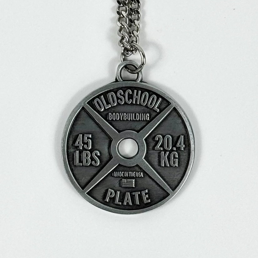 Thể hình Phòng tập thể hình Dumbell Man Cbum Mặt dây chuyền không gỉ Vòng cổ