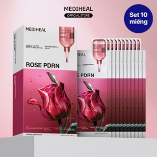 Gói mặt nạ thiết yếu ROSE PDRN CHÍNH THỨC MEDIHEAL (10ea)