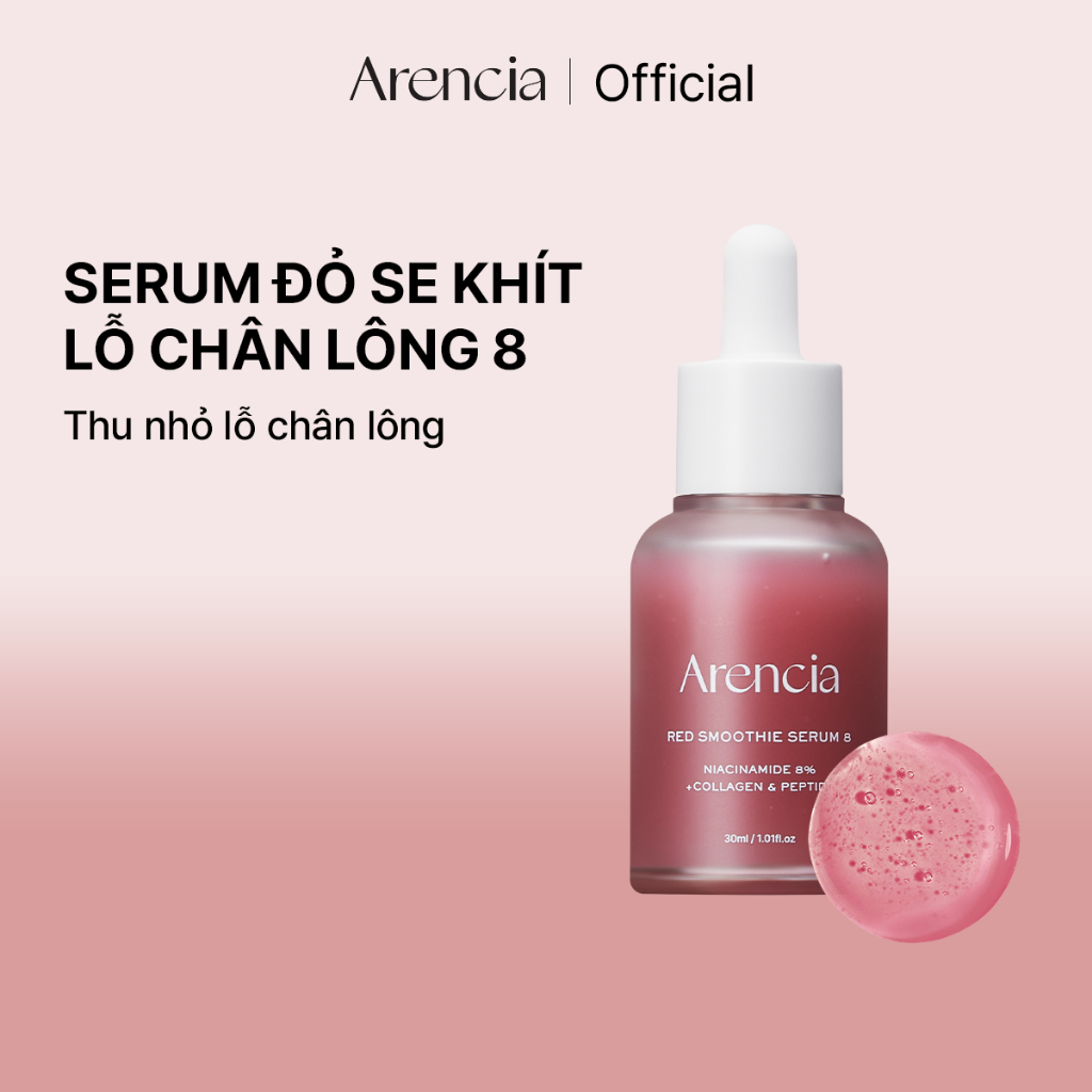 [Arencia] Serum Smoothie Đỏ 8 30ml | Rạng rỡ, làm dịu