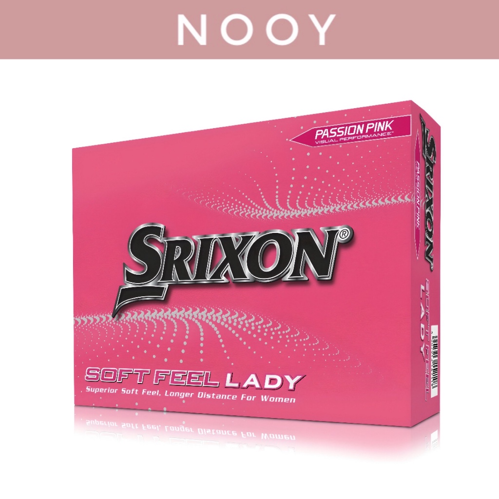 [Srixon] Soft Feel Lady Golf Ball 1 Dozen 12p Trắng / Hồng