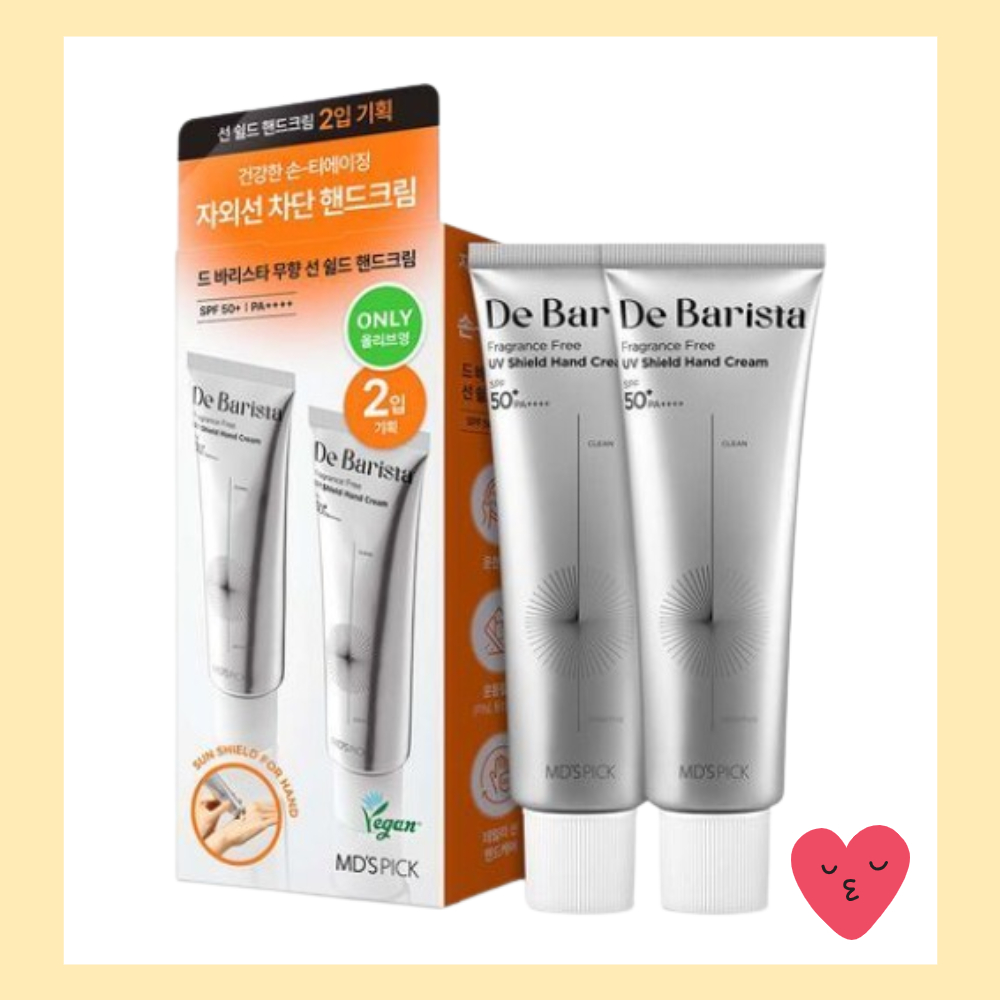 [MD’S PICK] Kem dưỡng tay chống tia cực tím không mùi De Barista SPF50 + PA + + + + 50ml