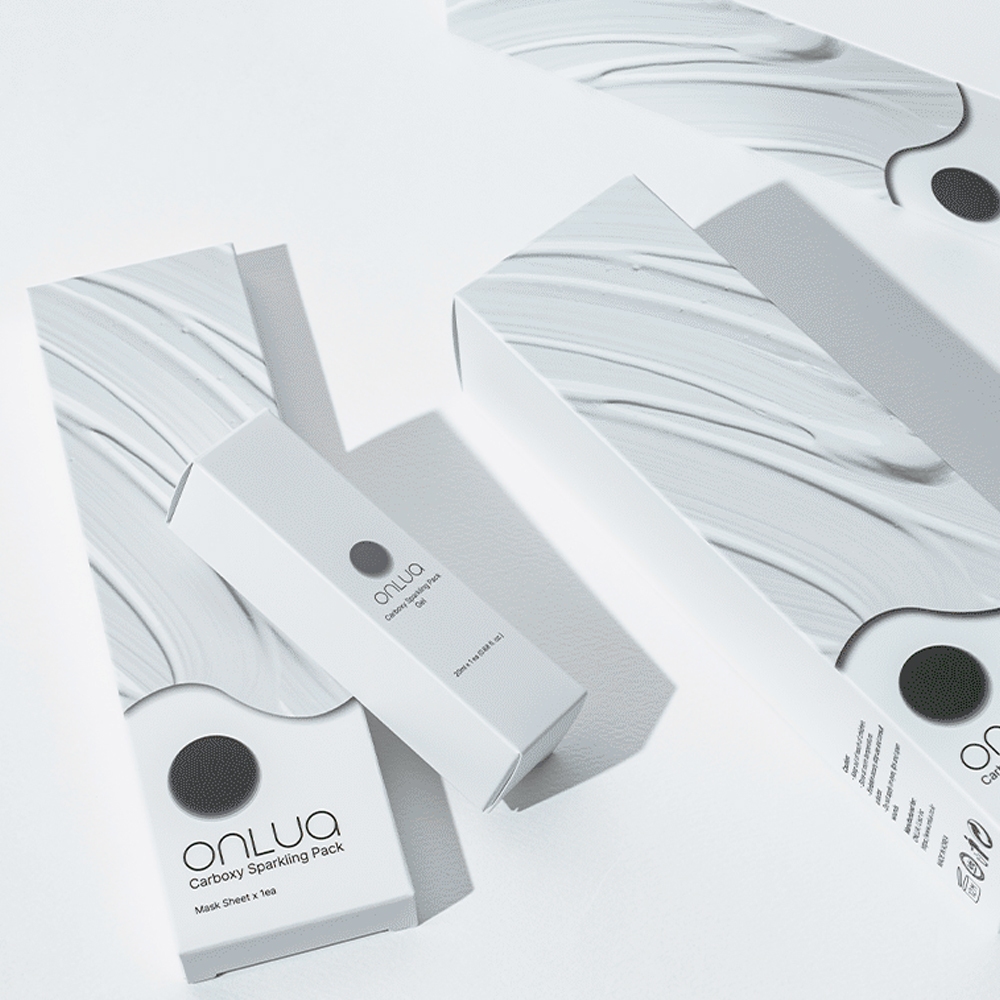 COMBO 2 Mặt Nạ Thải Độc CO2 Làm Sáng Da ONLUA Carboxy Sparkling Pack – Tăng Tuần Hoàn, Làm Mịn Da Xỉ