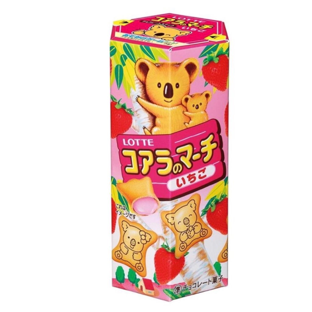Koala's March Chocolate Strawberry Flavor Lotte 48g